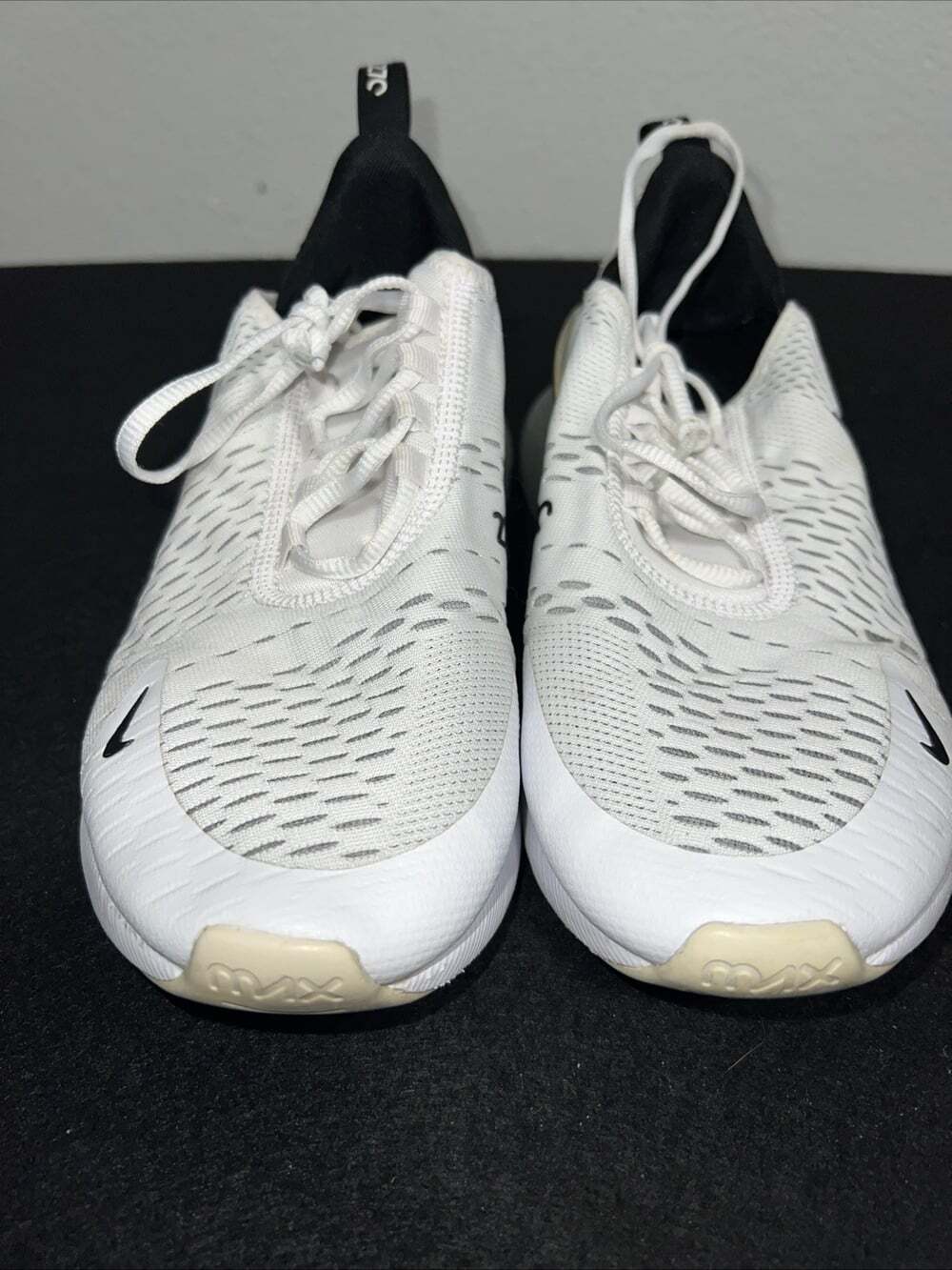 Nike Air Max 270 Triple White Ah8050-100 Mens 8.5 Sneakers - Picture 5 of 8